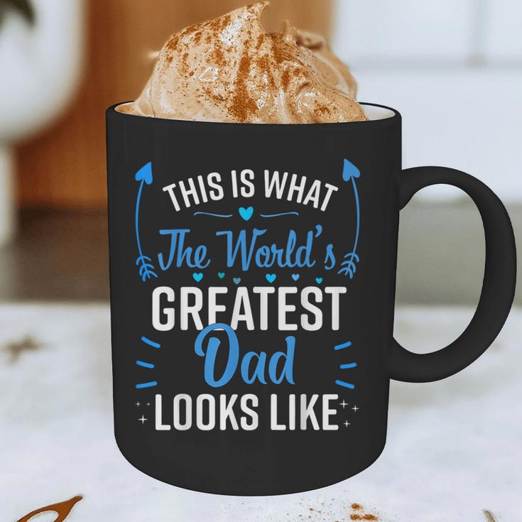 This Is What World's Greatest Dad Looks Like Father's Day Graphic Print Coffee Mug This Is What World's Greatest Dad Looks Like Father's Day Graphic Print Coffee Mug