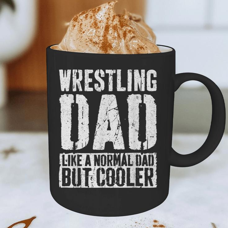 Wrestling Dad Shirt Men Fathers Day Wrestling Dad Graphic Print Coffee Mug