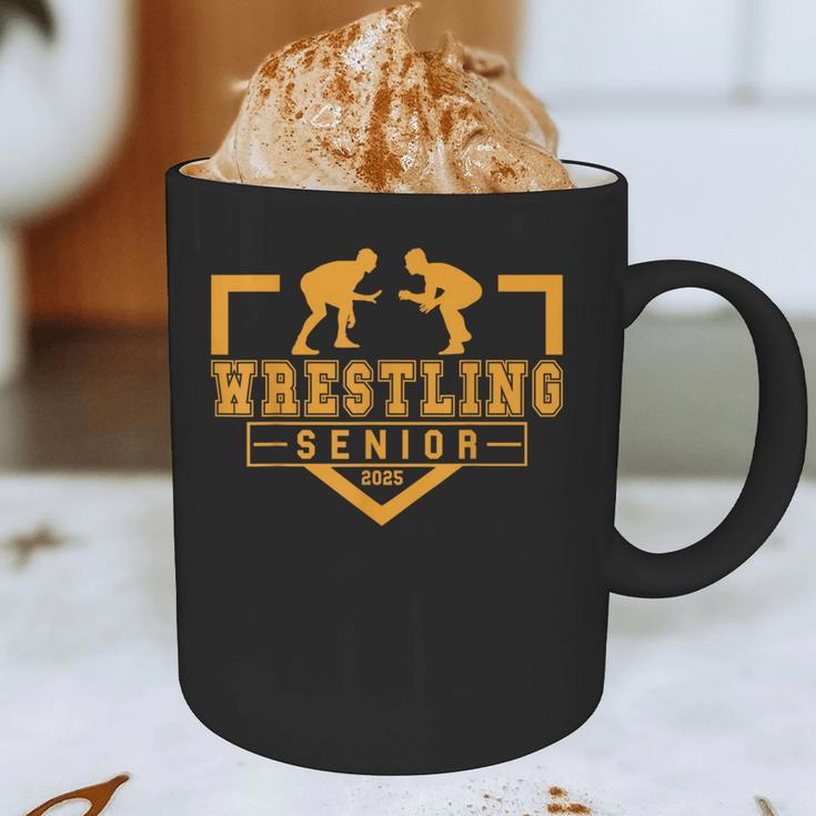 Wrestling Senior Night Wrestling Senior 2025 Graduation 17 Graphic Print Coffee Mug