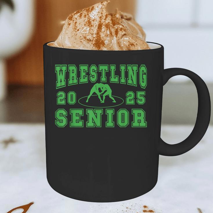 Wrestling Senior Night Wrestling Senior 2025 Graduation 32 Graphic Print Coffee Mug