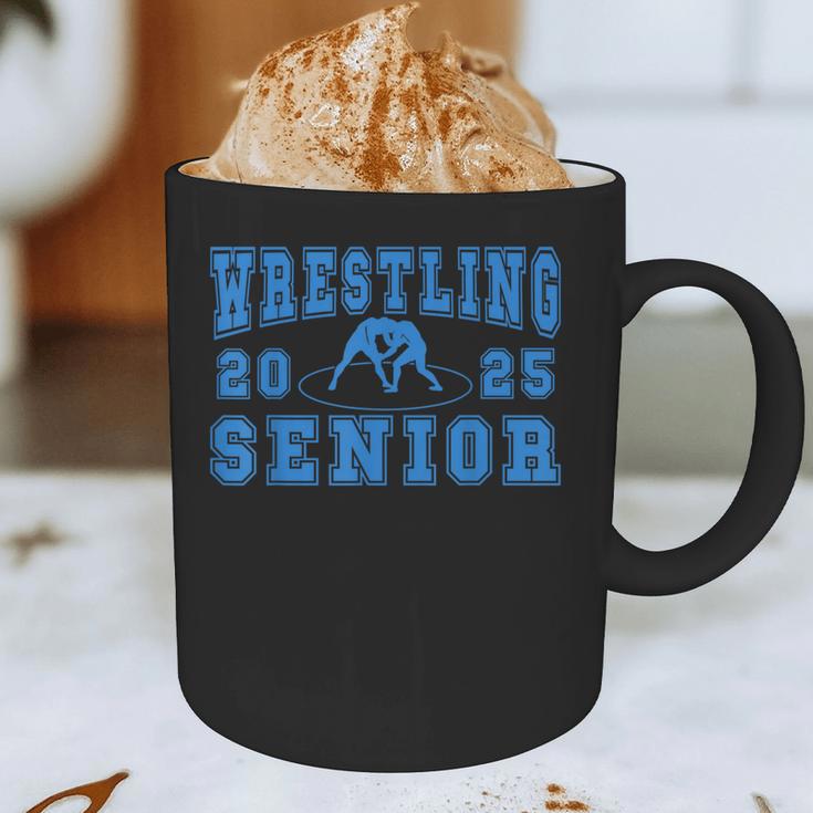 Wrestling Senior Night Wrestling Senior 2025 Graduation 44 Graphic Print Coffee Mug