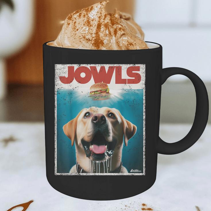 Yellow Lab Jowls Top Labrador Retriever Dog Mom Dad Graphic Print Coffee Mug