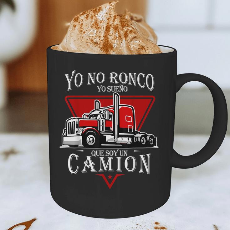 Yo No Ronco Yo Sueno Que Soy Un Camion Latin Dad Spanish Graphic Print Coffee Mug