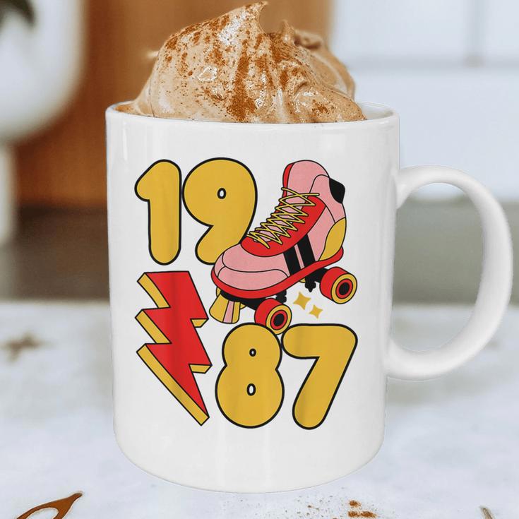 1987 Retro Roller Skate Vintage 80s Nostalgia Collector Graphic Print Coffee Mug 1987 Retro Roller Skate Vintage 80s Nostalgia Collector Graphic Print Coffee Mug