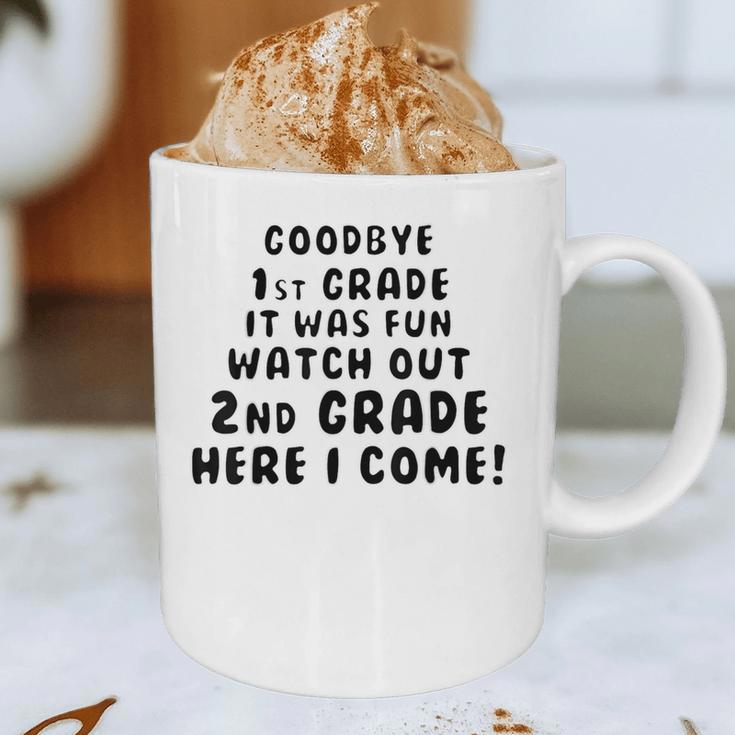 1st First Grade Graduation Tshirt Moving On To 2nd Grade Graphic Print Coffee Mug