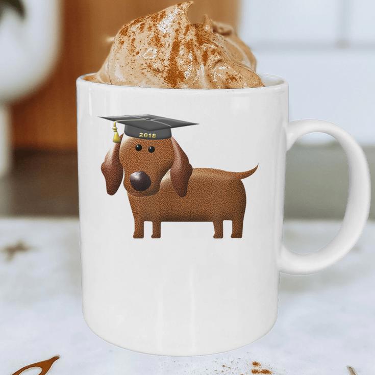 2018 Dog Graduation Shirt Dachshund Graduation For Men Women Kids Graphic Print Coffee Mug