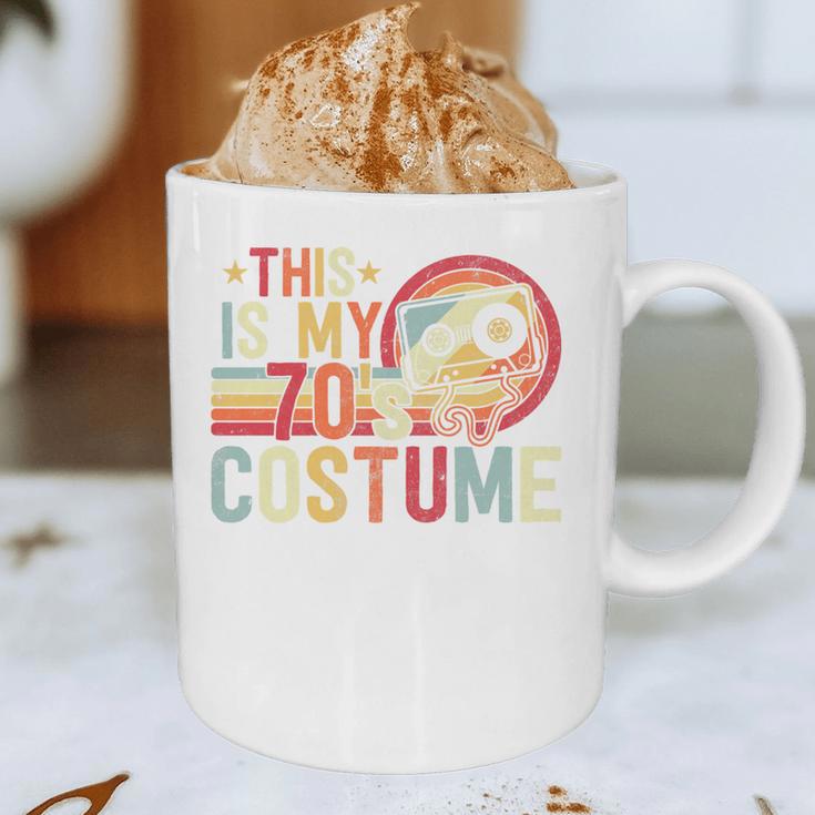 This Is My 70's Costume Retro Style Nostalgia 1970s Vintage Premium Tri-Blend Graphic Print Coffee Mug