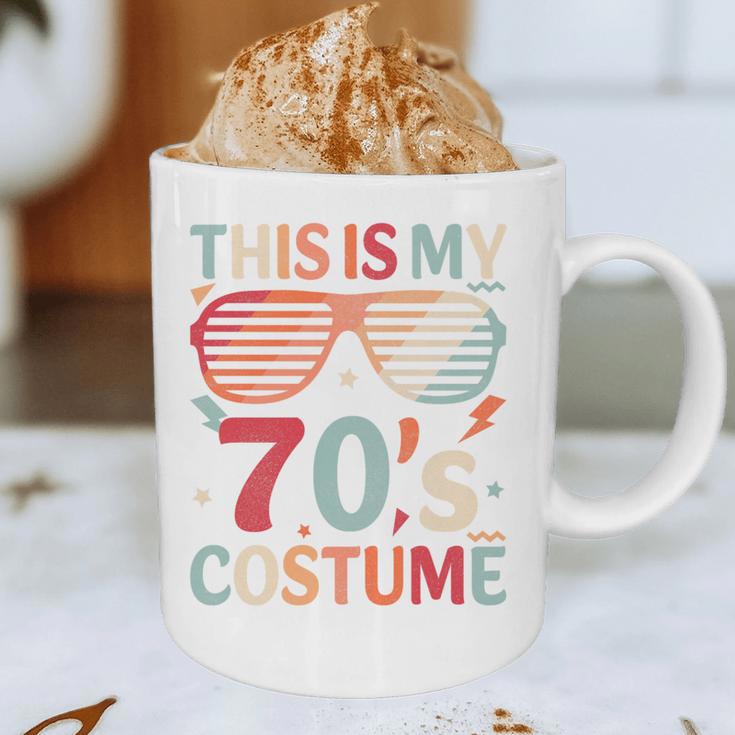 This Is My 70s Costume Vintage Style Nostalgia 1970s Retro Premium Tri-Blend Graphic Print Coffee Mug
