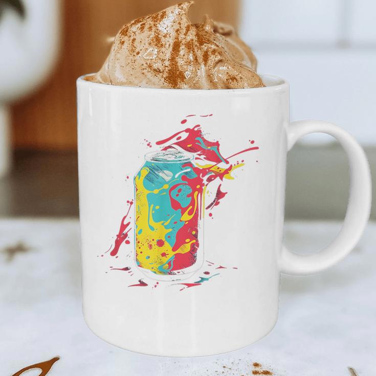 80s Nostalgia Soda Can Graphic Print Coffee Mug