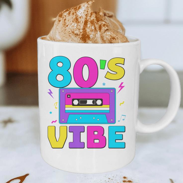 80's Vibe Retro Style Cassette Tape Nostalgia 1980s Party Graphic Print Coffee Mug