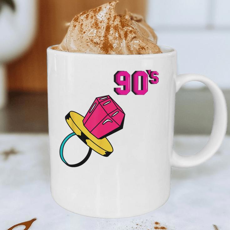 90’s Ring Retro Nostalgia Colorful Throwback Graphic Print Coffee Mug