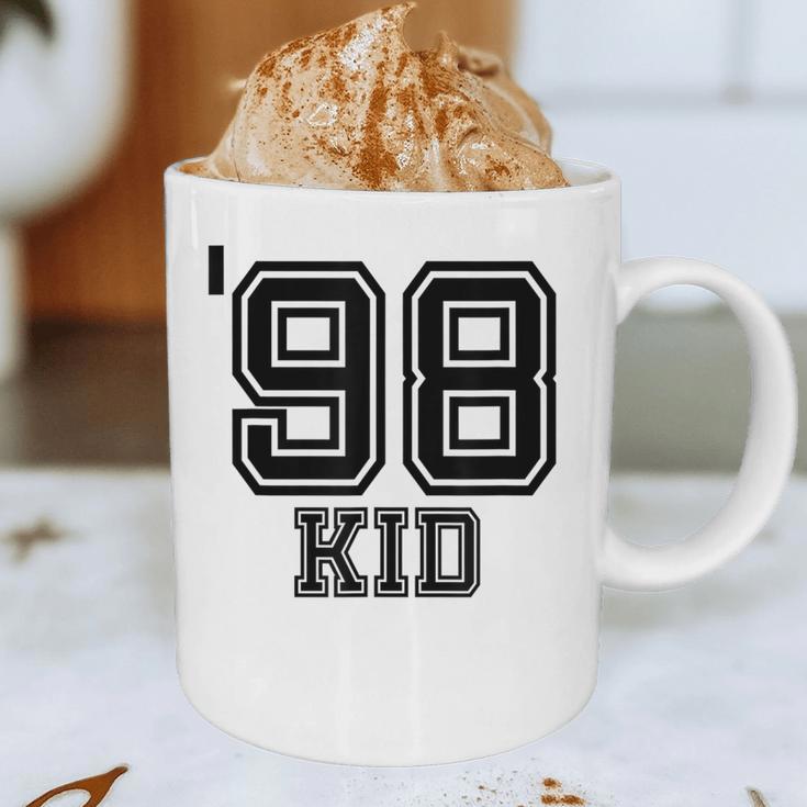 '98 Kid Perfect Vintage Retro Nostalgia Gear For Year 1998 Graphic Print Coffee Mug