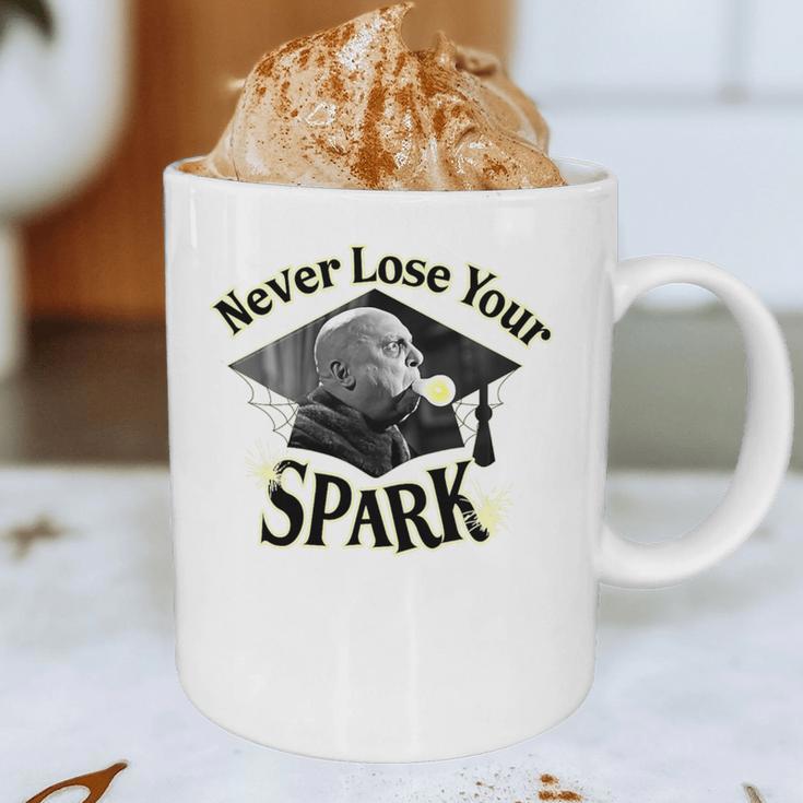 The Addams Family TV Series – Uncle Fester Graduation Spark Premium Graphic Print Coffee Mug
