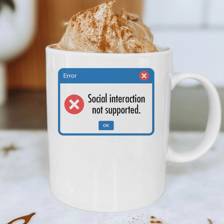 Anti Social Introvert Social Interaction Not Supported Graphic Print Coffee Mug Anti Social Introvert Social Interaction Not Supported Graphic Print Coffee Mug
