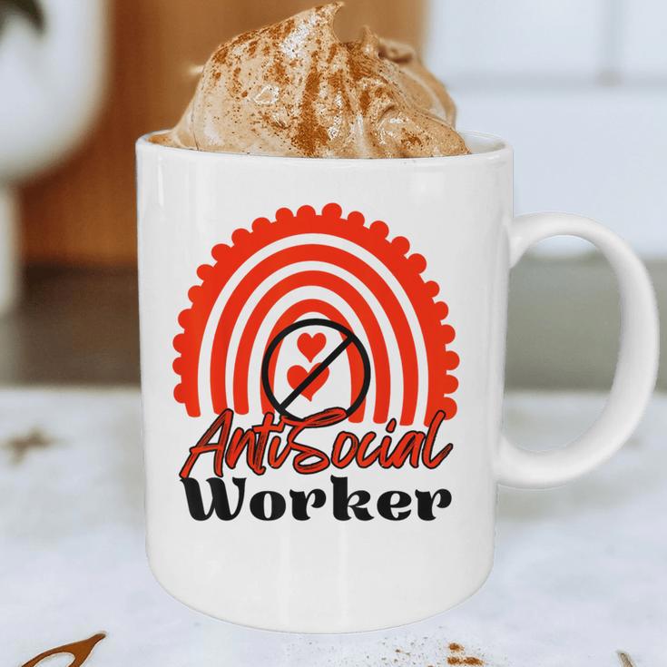 AntiSocial Worker Anti-Social Social Worker Introvert Graphic Print Coffee Mug AntiSocial Worker Anti-Social Social Worker Introvert Graphic Print Coffee Mug