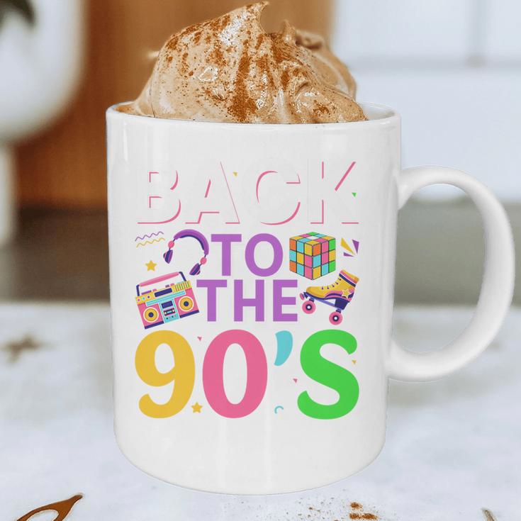 Back To The 90's Mixtape Era Nostalgia Retro 1990 90's Style Premium Tri-Blend Graphic Print Coffee Mug