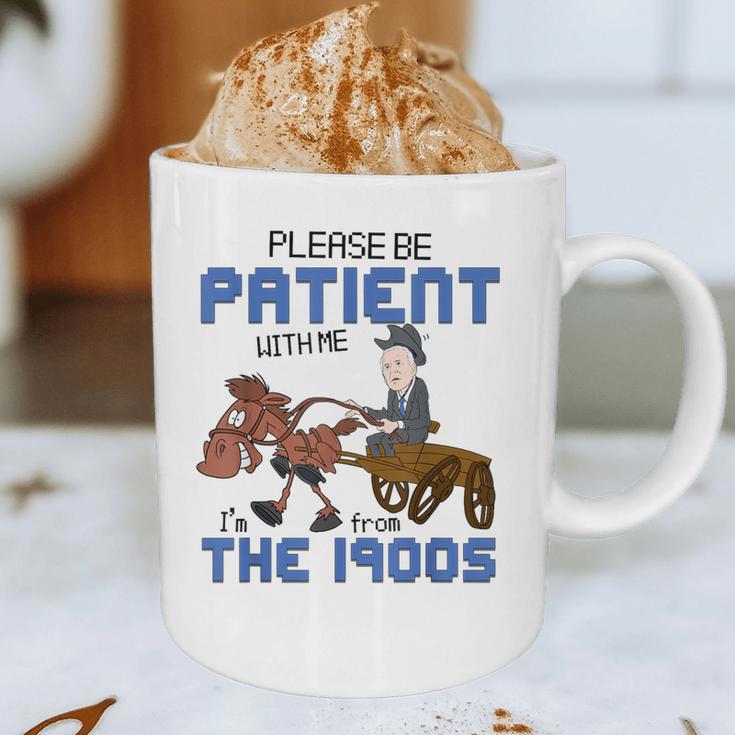 Biden Please Be Patient With Me I'm From The 1900s Vintage Graphic Print Coffee Mug