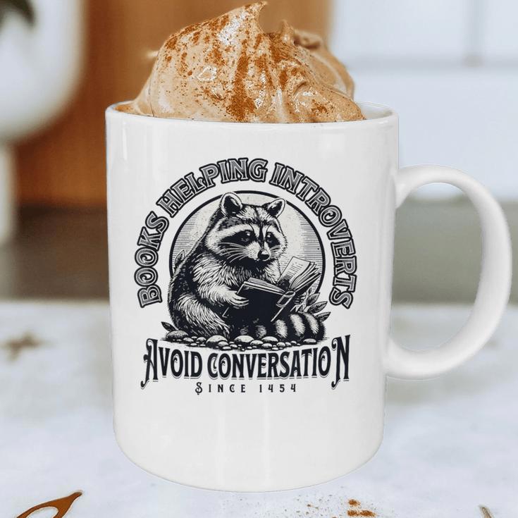 Books Helping Introvert Avoid Conversation Since 1454 Graphic Print Coffee Mug Books Helping Introvert Avoid Conversation Since 1454 Graphic Print Coffee Mug