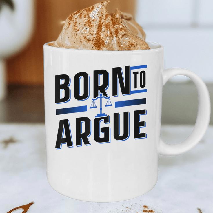 Born To Argue Graduation Lawyer Advocate Attorney Law Graphic Print Coffee Mug