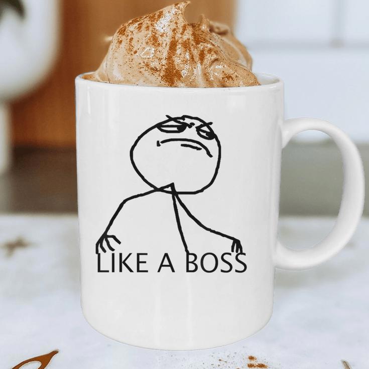 Like A Boss Rage Comic Meme Classic Internet Nostalgia Tee Graphic Print Coffee Mug Like A Boss Rage Comic Meme Classic Internet Nostalgia Tee Graphic Print Coffee Mug