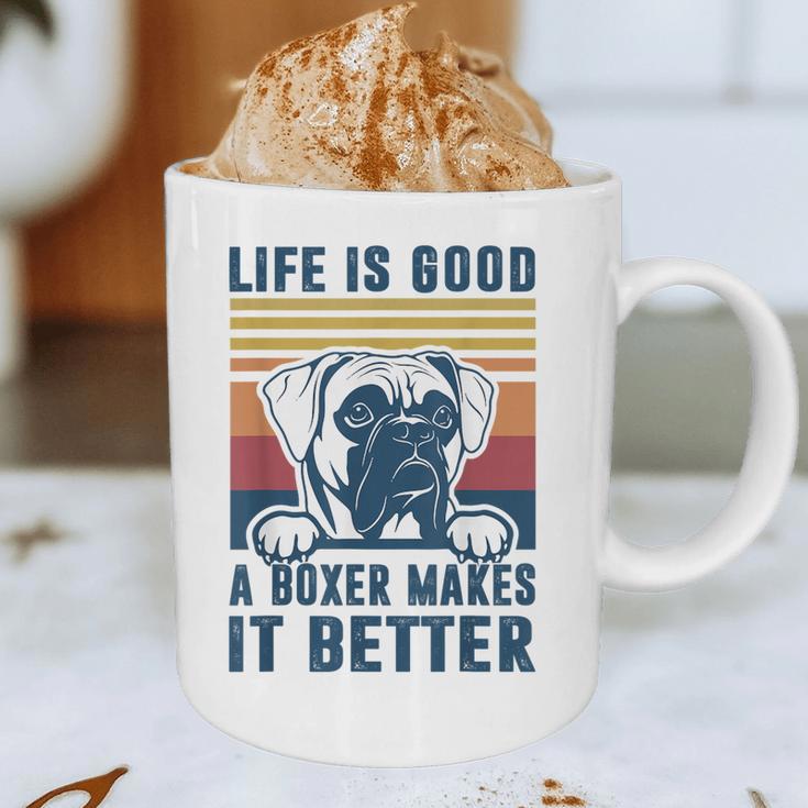 Boxer Dog For Men Women Boxer Dog Dad Mom Small Graphic Print Coffee Mug