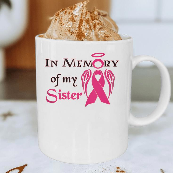 Breast Cancer Walk In Memory Of My Sister Graphic Print Coffee Mug Breast Cancer Walk In Memory Of My Sister Graphic Print Coffee Mug