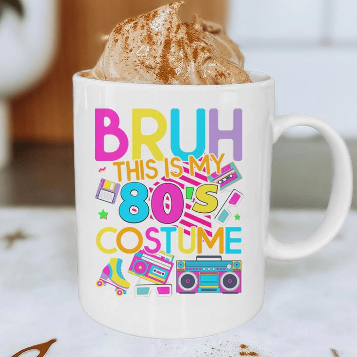 Bruh This Is My 80's Costume Nostalgia Mixtape 80s 90s Party Graphic Print Coffee Mug