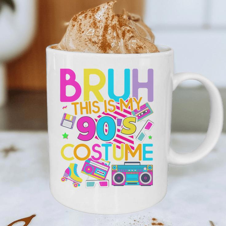 Bruh This Is My 90's Costume Nostalgia Mixtape 1990s Party Graphic Print Coffee Mug