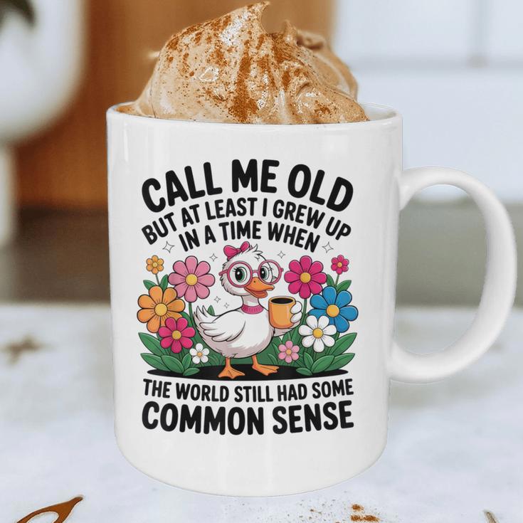 Call Me Old Seniors Nostalgia Retro Humor Casual Graphic Print Coffee Mug