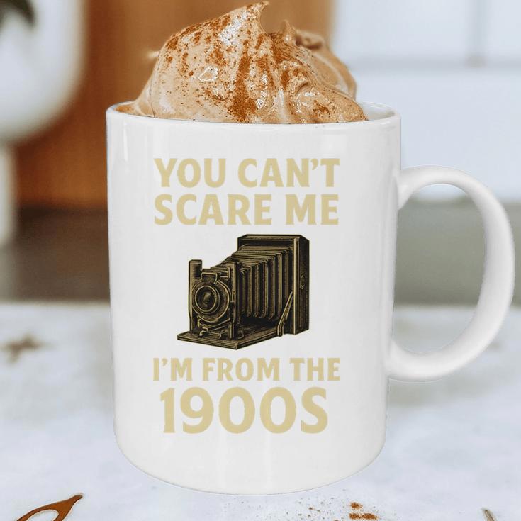 You Can't Scare Me I'm From The 1900s Vintage Camera Graphic Print Coffee Mug