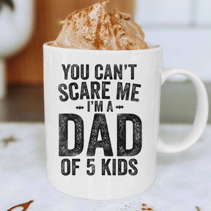 You Can't Scare Me I'm a Dad Of 5 Kids Father's Day Graphic Print Coffee Mug