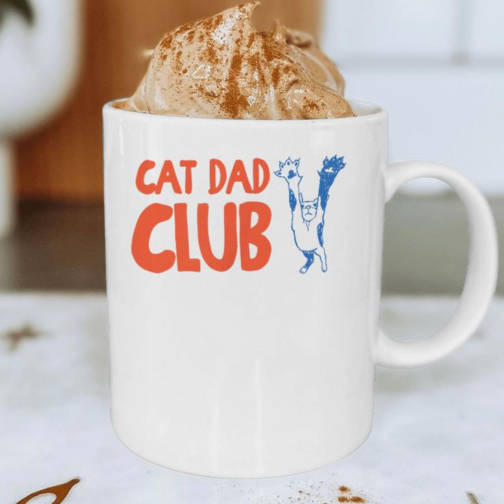 Cat Dad Club Life Is Better With Cats Father's Day 2 Sided Graphic Print Coffee Mug