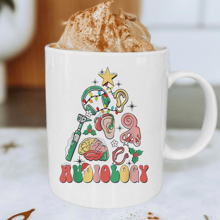 Christmas Audiology Tree Audiology Student Graduation Graphic Print Coffee Mug