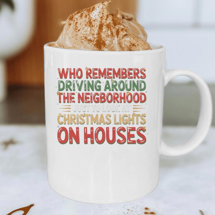 Christmas Lights Nostalgia – Holiday Memory Christmas Spirit Premium Tri-Blend Graphic Print Coffee Mug
