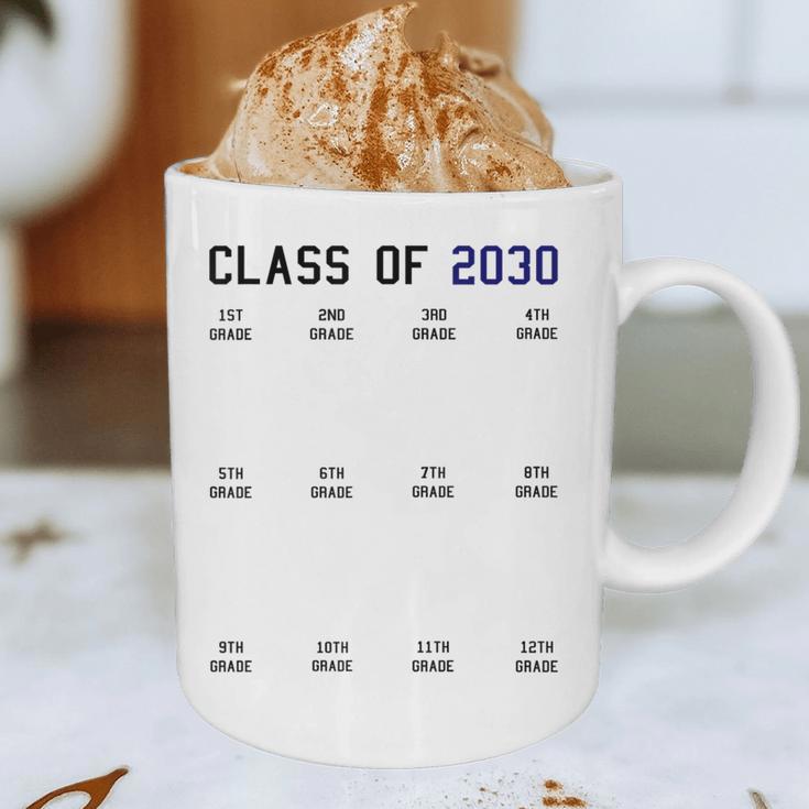 Class Of 2030 Graduation T-Shirt With Space For Handprints Graphic Print Coffee Mug