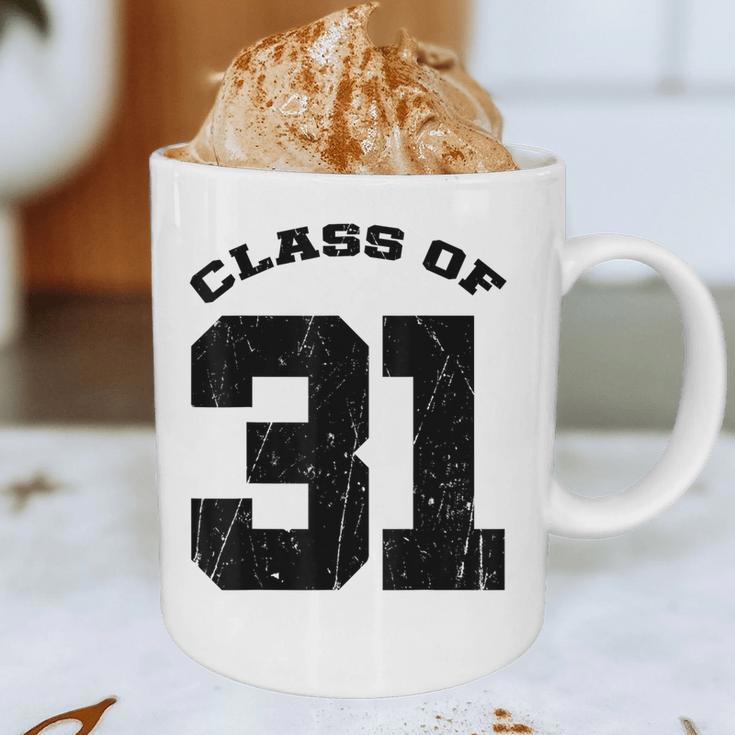 Class Of 31 Date High School Kindergarten Graduation Shirt Graphic Print Coffee Mug