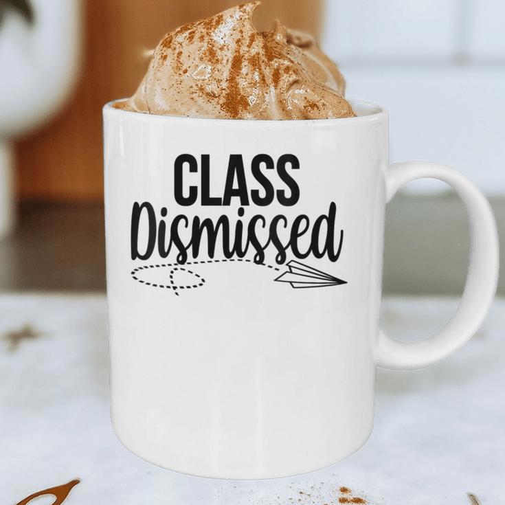 Class Dismissed Graduation End Of School Student Teacher Graphic Print Coffee Mug