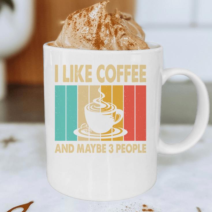 I Like Coffee And Maybe 3 People Introvert Anti-Social Graphic Print Coffee Mug I Like Coffee And Maybe 3 People Introvert Anti-Social Graphic Print Coffee Mug