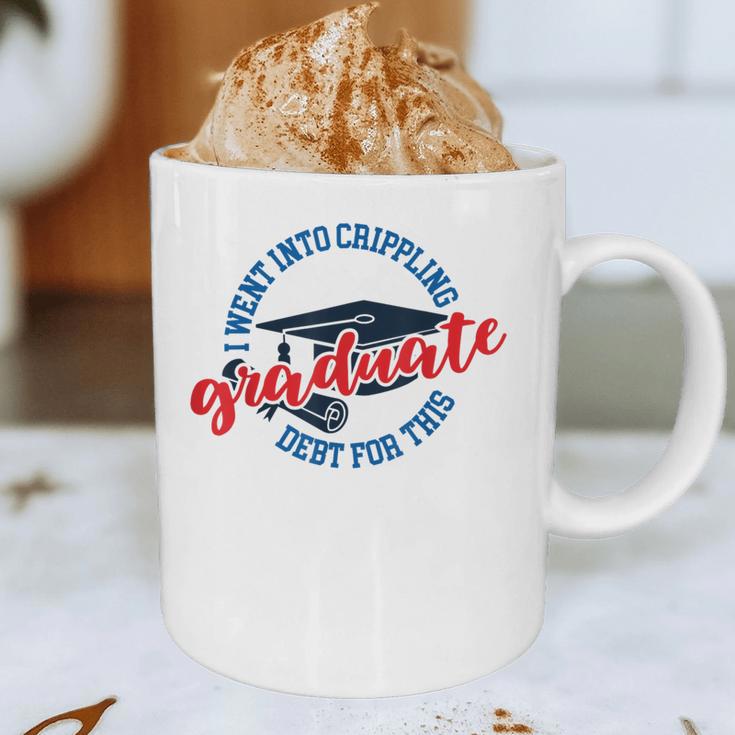 College University School Graduation Debt Loan Graphic Print Coffee Mug