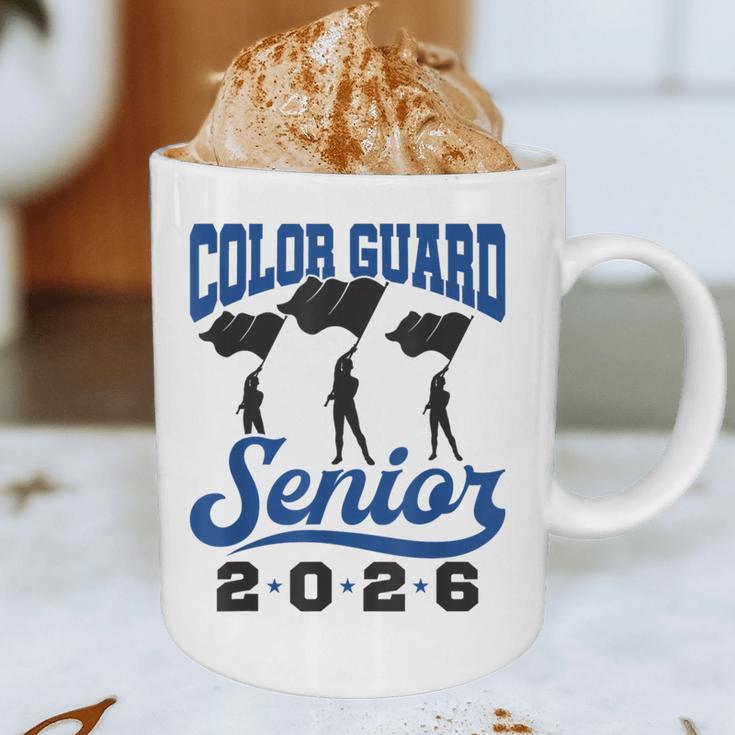Color Guard Senior 2026 Flags Marching Band Graduation Grad Graphic Print Coffee Mug
