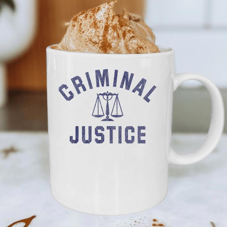 Criminal Justice Major College Graduate Graduation Graphic Print Coffee Mug