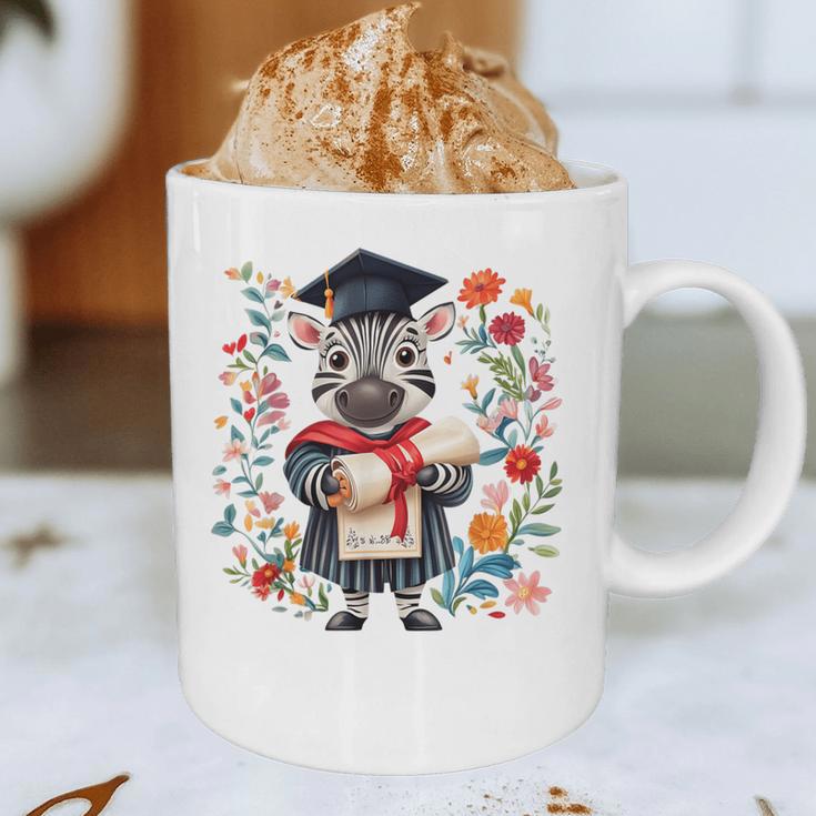 Cute Graduation Zebra Holding DiplomaShirt Graphic Print Coffee Mug