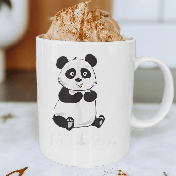 Cute Introvert Vibes – Panda Hello & Goodbye Graphic Print Coffee Mug Cute Introvert Vibes – Panda Hello & Goodbye Graphic Print Coffee Mug