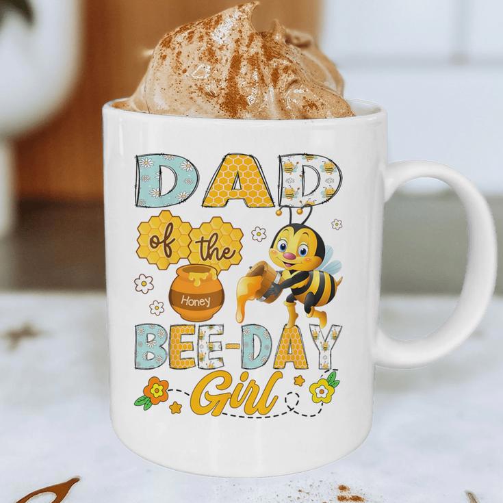 Dad Of The Bee-Day Girl Bee Birthday Party Graphic Print Coffee Mug