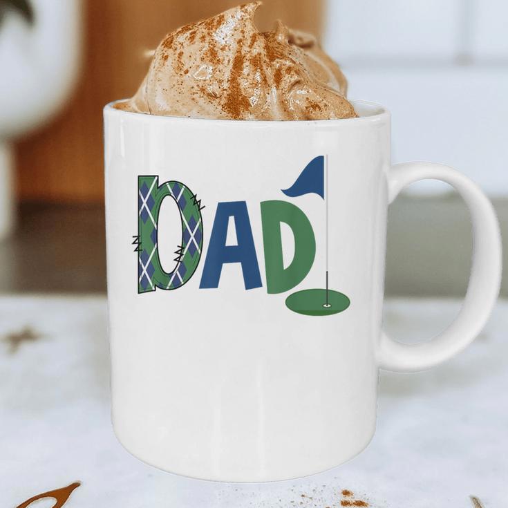 Dad Of The Birthday Boy Hole In One Golf Sport Matching Graphic Print Coffee Mug