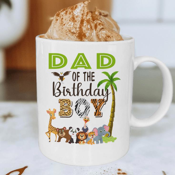 Dad Of The Birthday Boy Wild Zoo Theme Safari Party Graphic Print Coffee Mug