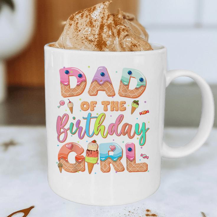 Dad Of The Birthday Ice Cream Family Matching Party Graphic Print Coffee Mug Dad Of The Birthday Ice Cream Family Matching Party Graphic Print Coffee Mug