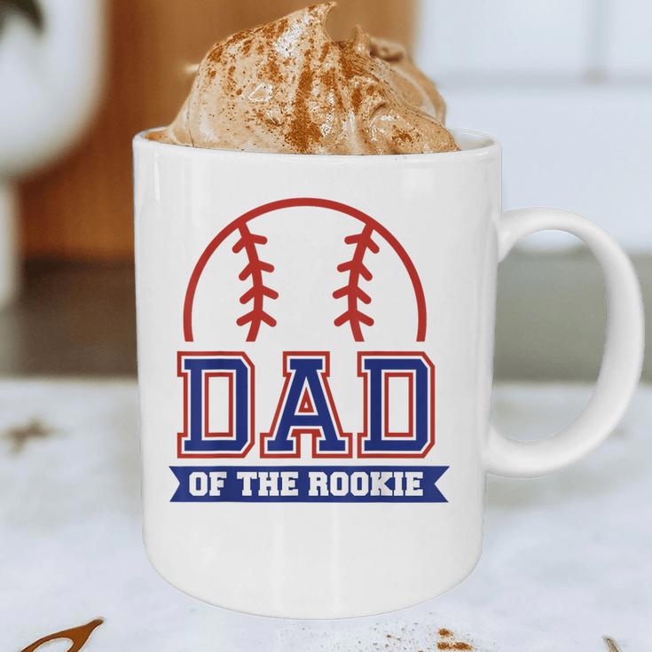 Dad Of Rookie 1st Birthday Baseball Theme Matching Party Graphic Print Coffee Mug
