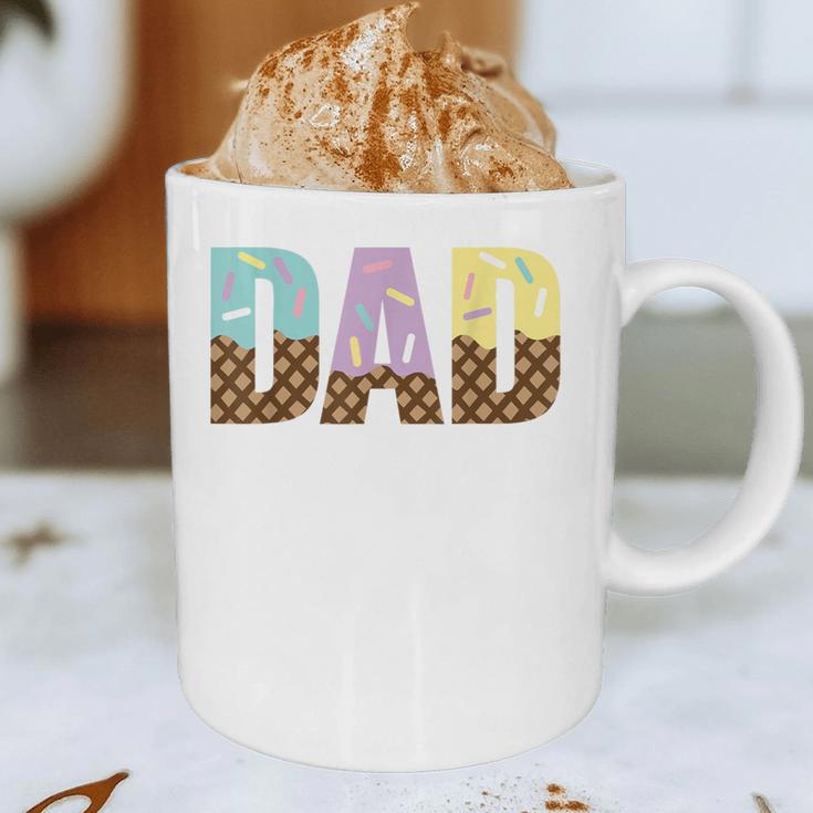 Dad Of The Sweet One Ice Cream 1st First Family Father's Day Graphic Print Coffee Mug