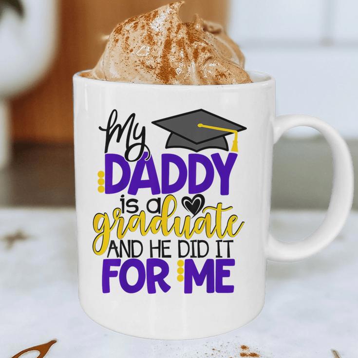 My Daddy Is A Graduate Shirt Matching Family Graduation Graphic Print Coffee Mug